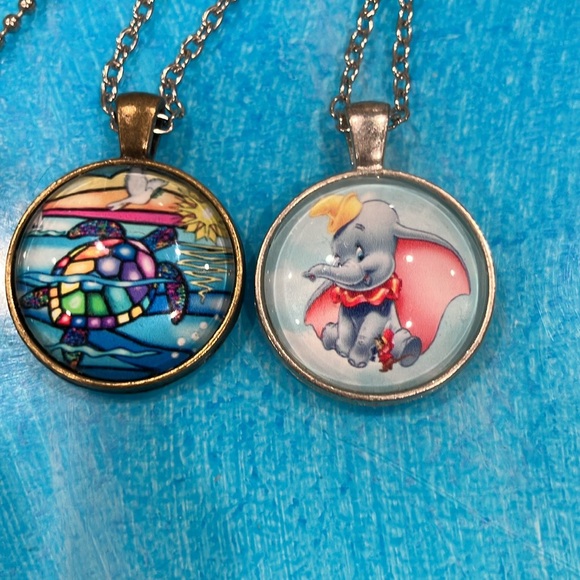 Little girls, necklace medallion - Picture 4 of 6